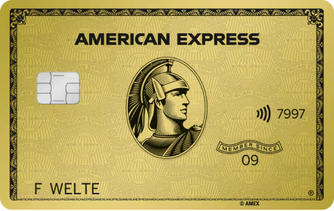 American Express Gold Card aus Metall
