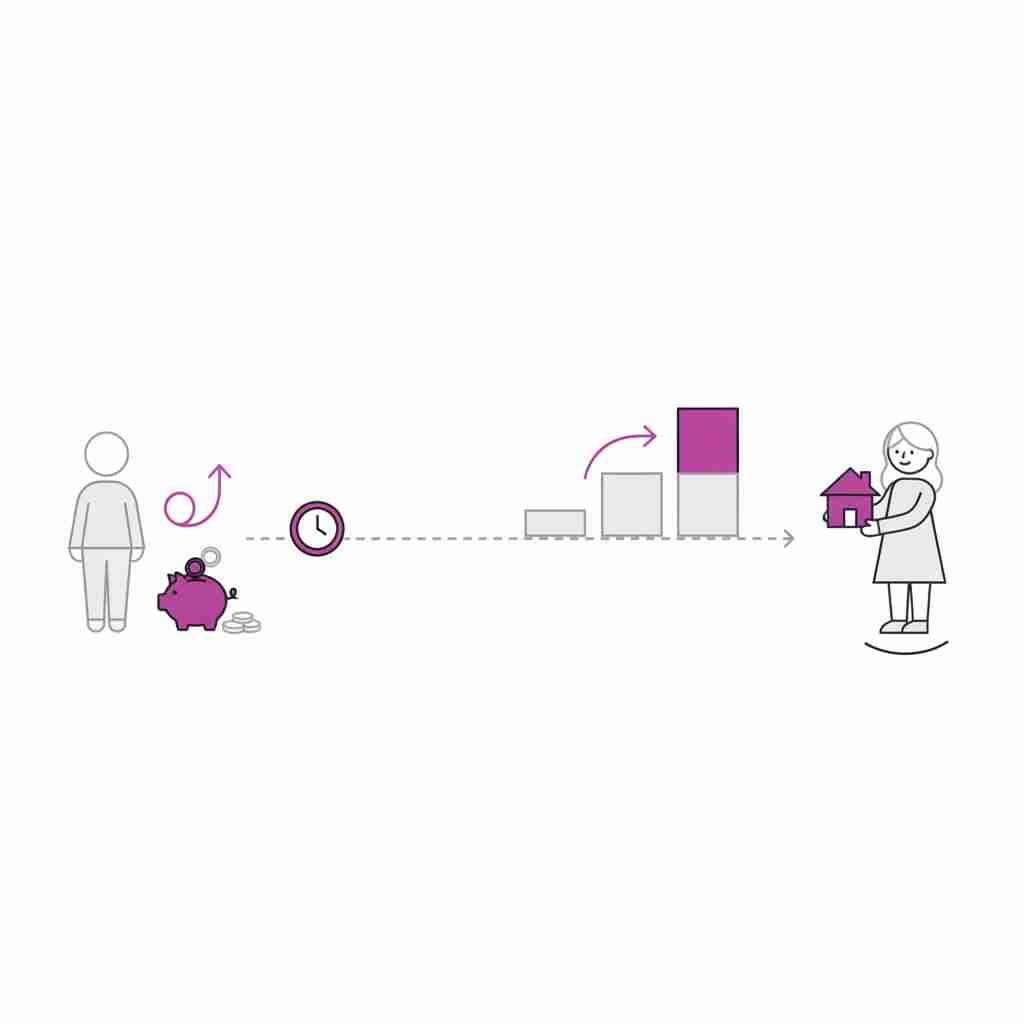 An image illustrating Altersvorsorge für Frauen: Früh starten, Rentenlücke schließen
