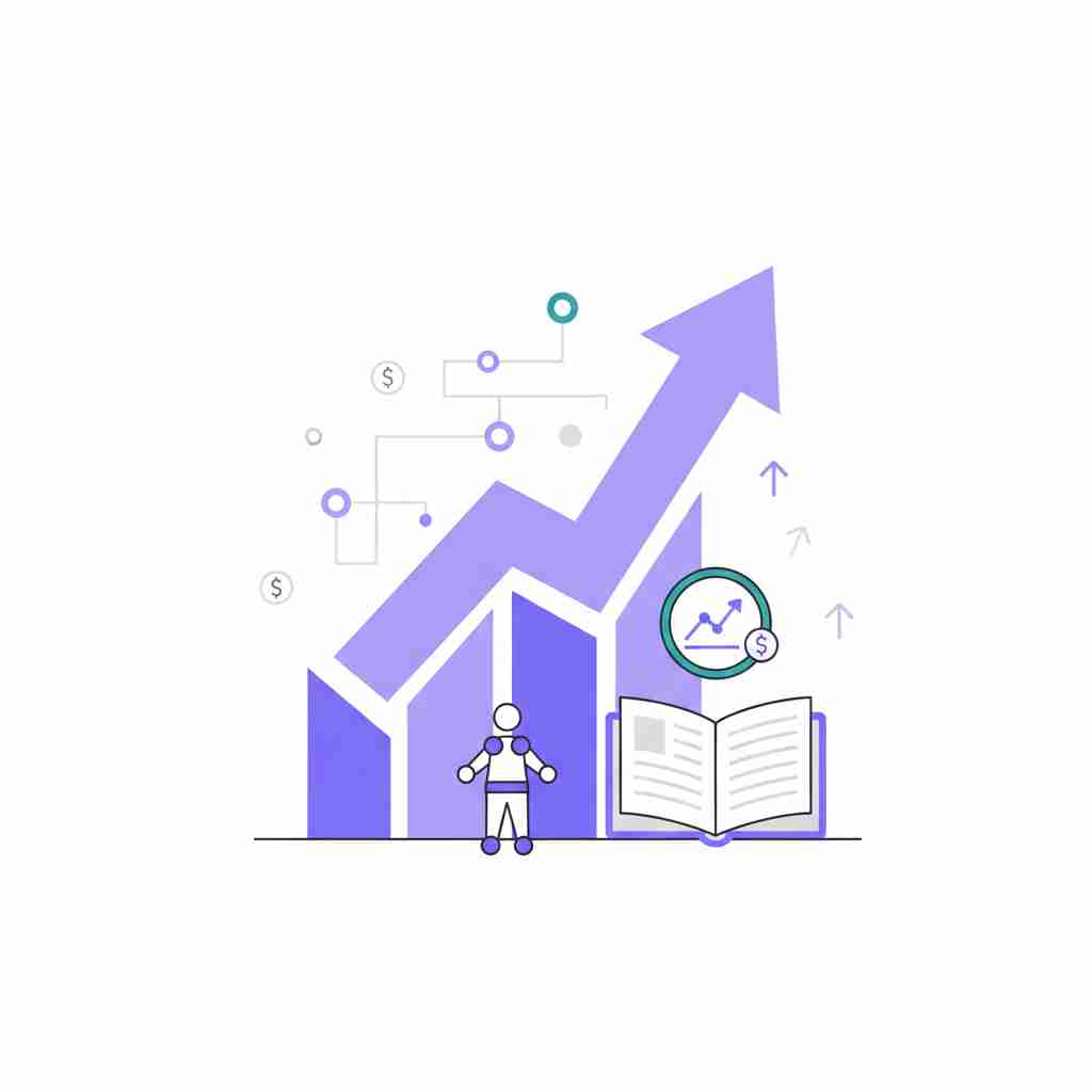 An image illustrating Aktien kaufen: Der komplette Leitfaden für Einsteiger 2024