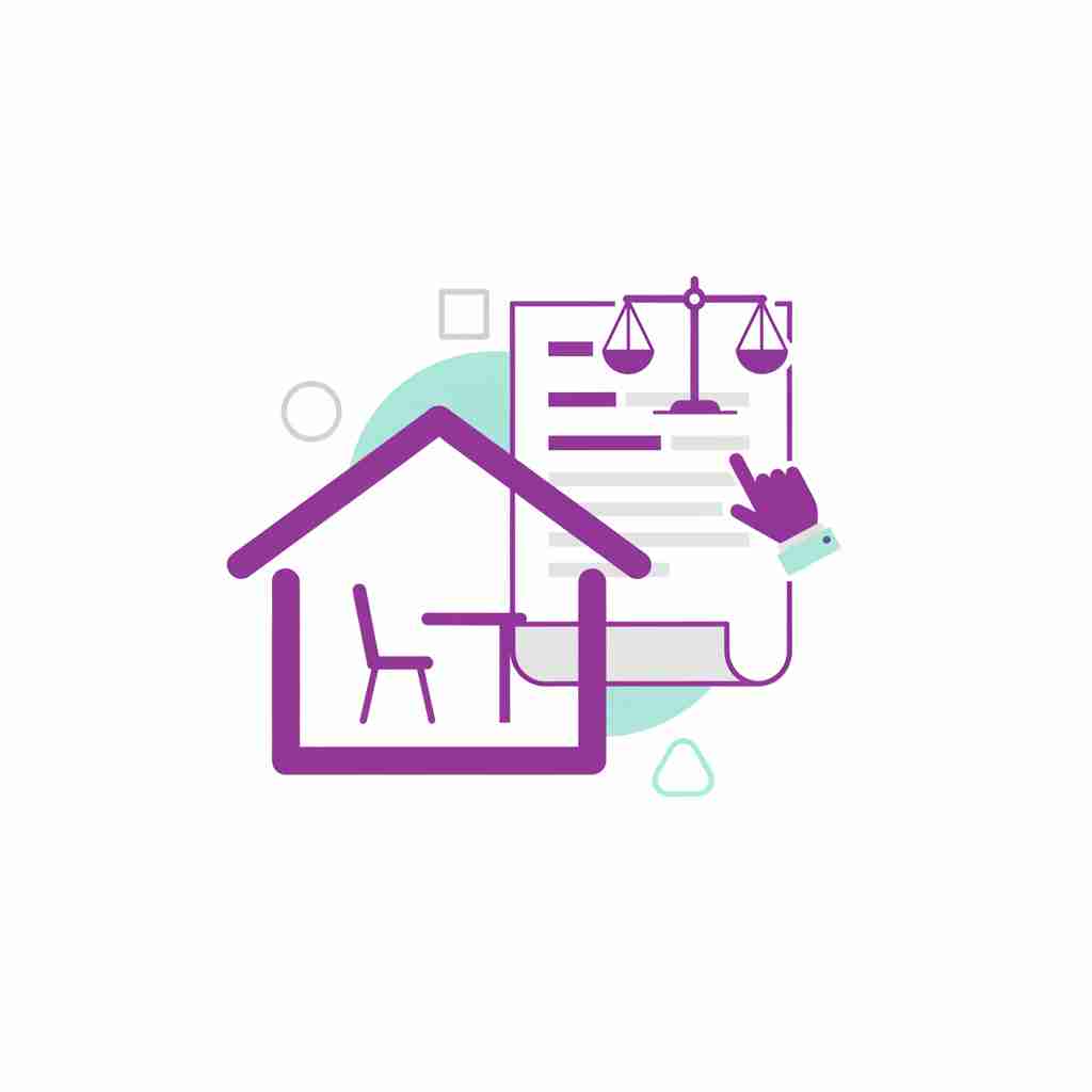 An image illustrating Homeoffice-Vereinbarung: Rechtliche Regelungen im Arbeitsvertrag