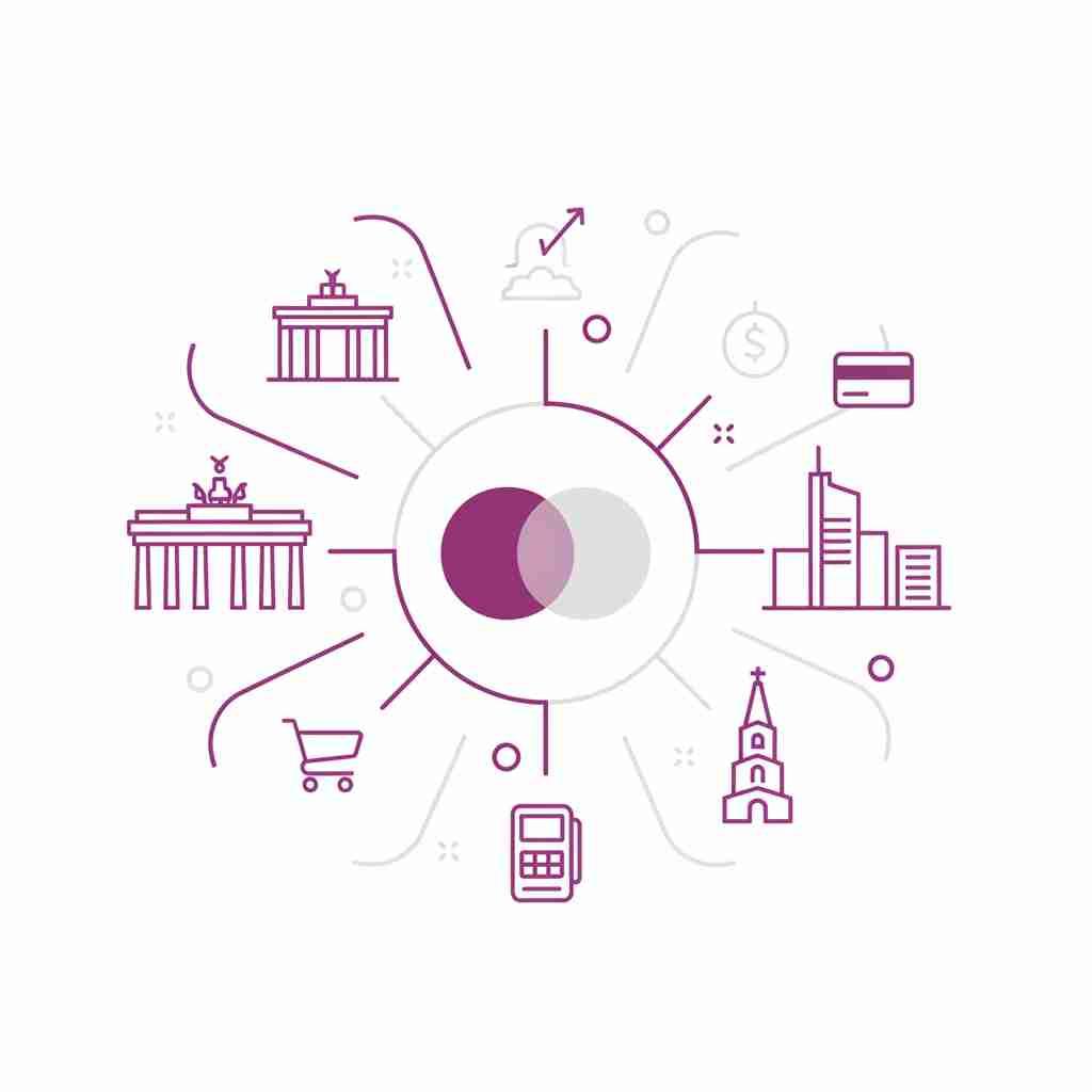 An image illustrating Erfahren Sie alles über die Mastercard Akzeptanz in Deutschland. Wo können Sie bezahlen? Welche Händler akzeptieren Mastercard? Jetzt informieren!