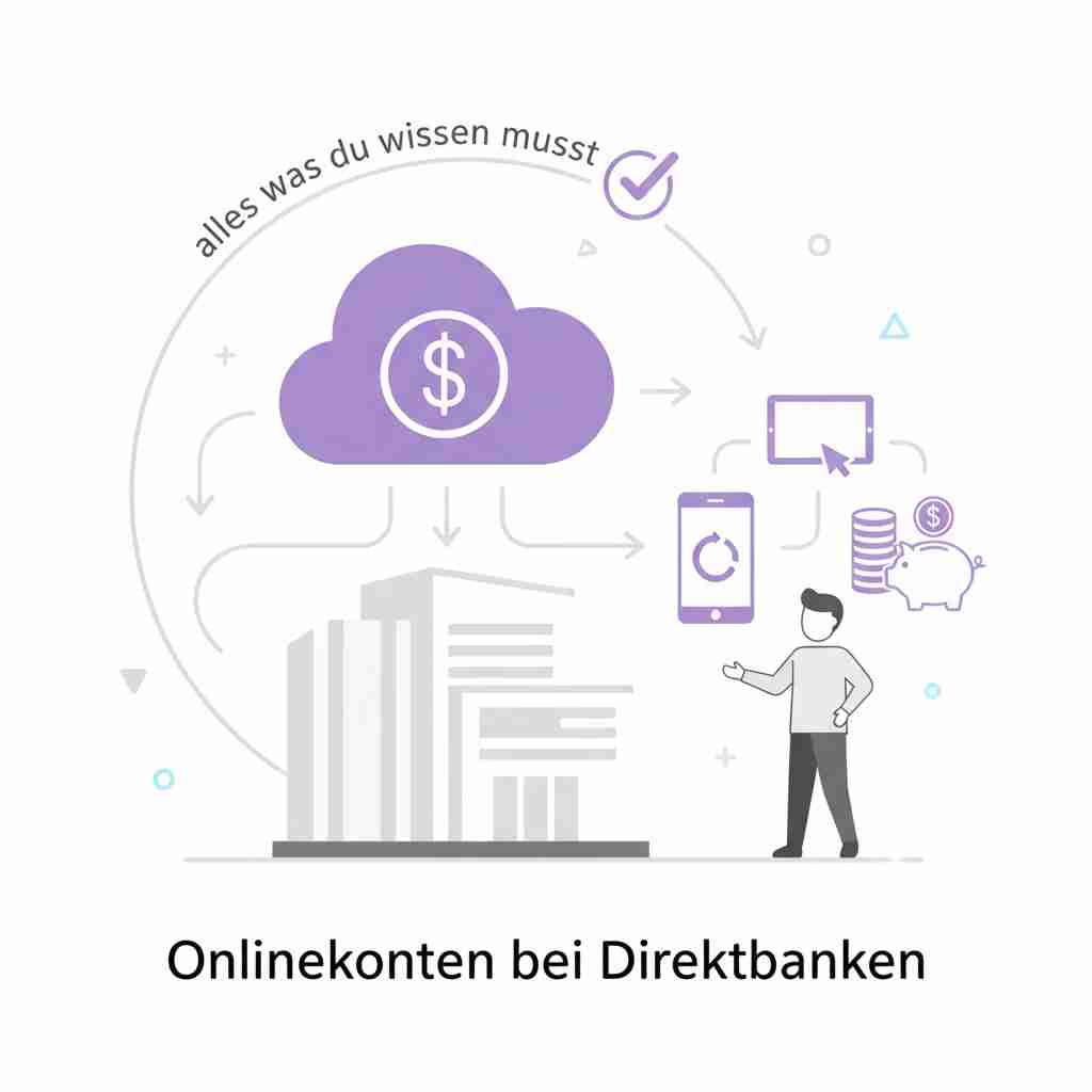 An image illustrating Onlinekonto bei Direktbanken: Alles was du wissen musst