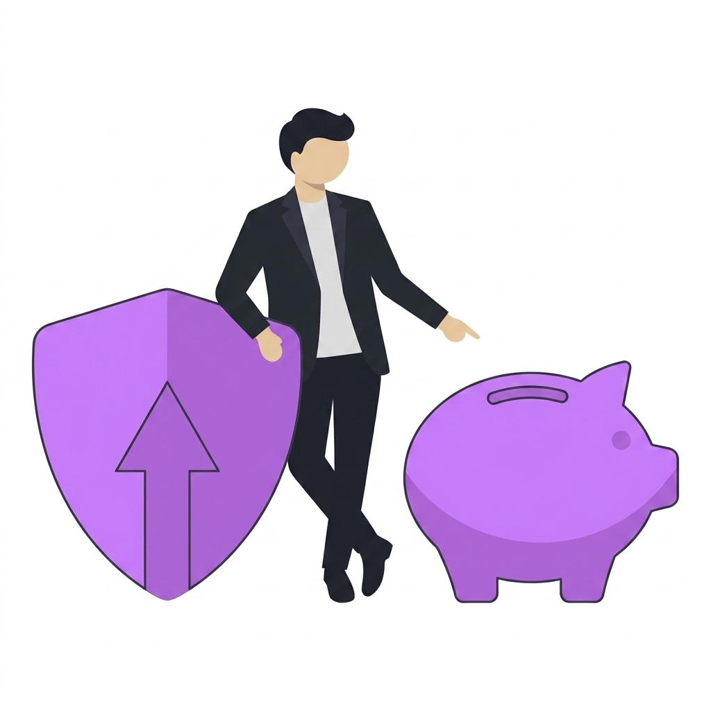 Zwei Broker-Karten und Waage - Scalable Capital vs JustTRADE 2026