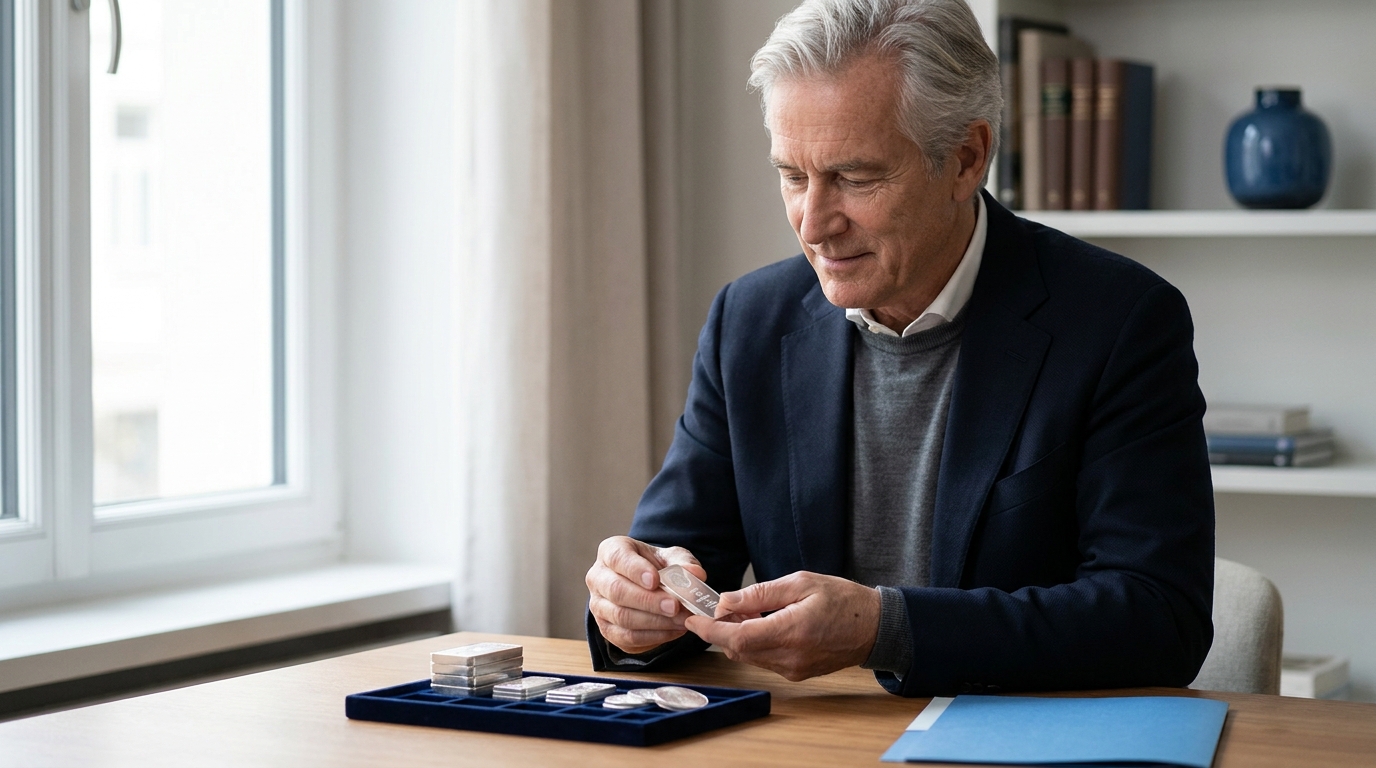 Silber physisch kaufen – Barren, Münzen & Investment