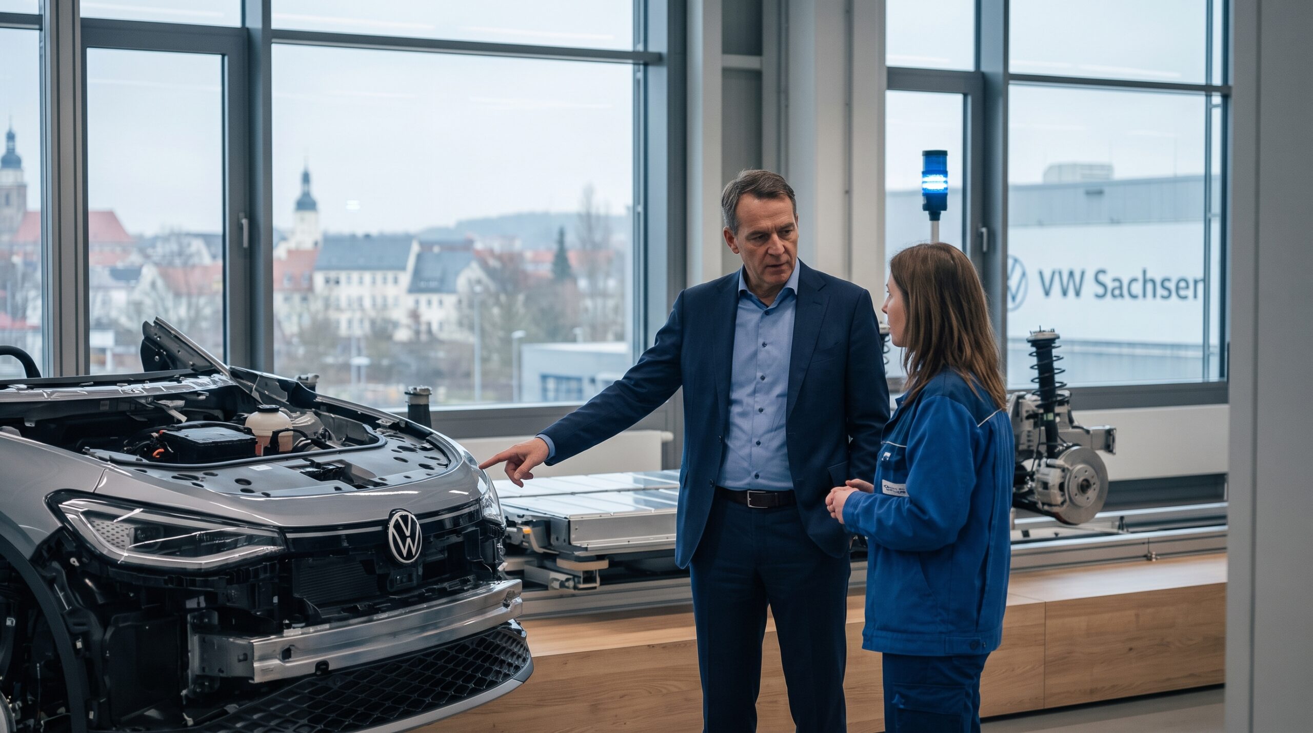 VW-Chef besucht Sachsen: Zwickau setzt Hoffnungen auf China-Modelle